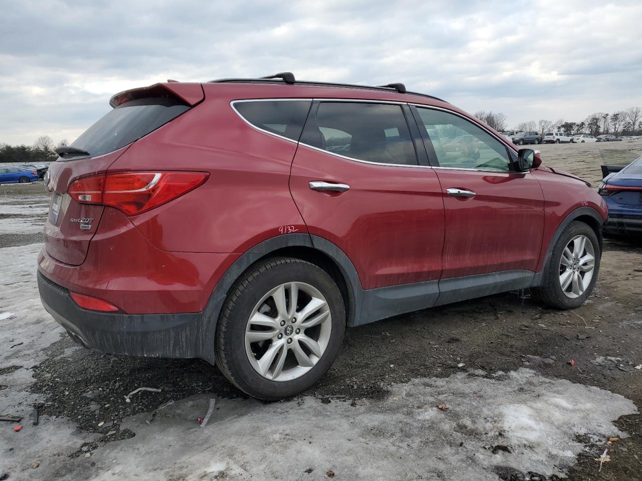 2013 Hyundai Santa Fe VIN 5XYZUDLA1DG109767 Copart auction photo, front end damage thumbnail 3