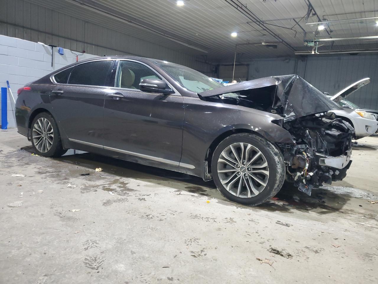 2016 Hyundai Genesis VIN KMHGN4JE7GU121818 Copart auction photo, front end / minor dent/scratches damage thumbnail 4