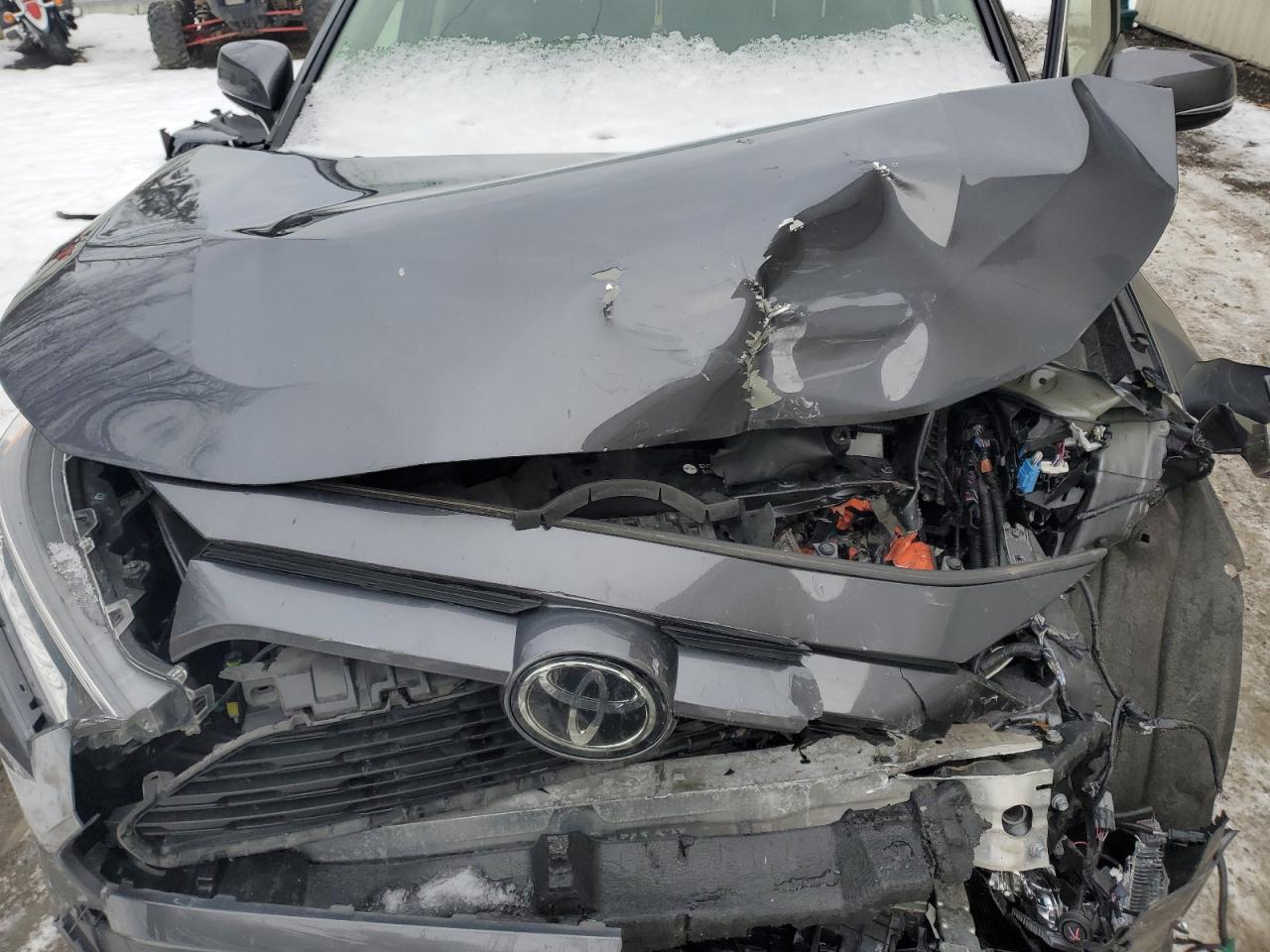 2019 Toyota RAV 4 VIN JTMP1RFV9KD030239 Copart auction photo, front end / mechanical damage thumbnail 12