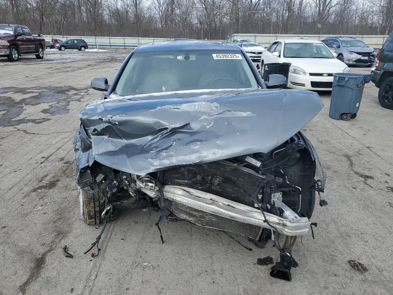 2013 Audi A4 VIN WAUBFAFL9DN043580 Copart auction photo, front end / side damage thumbnail 5