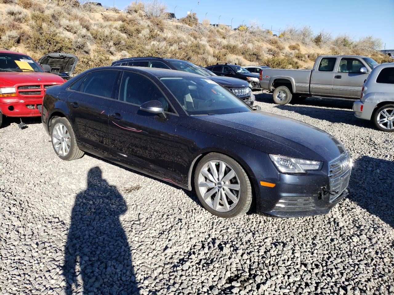 2017 Audi A4 VIN WAUANAF46HN054226 Copart auction photo, front end damage thumbnail 4