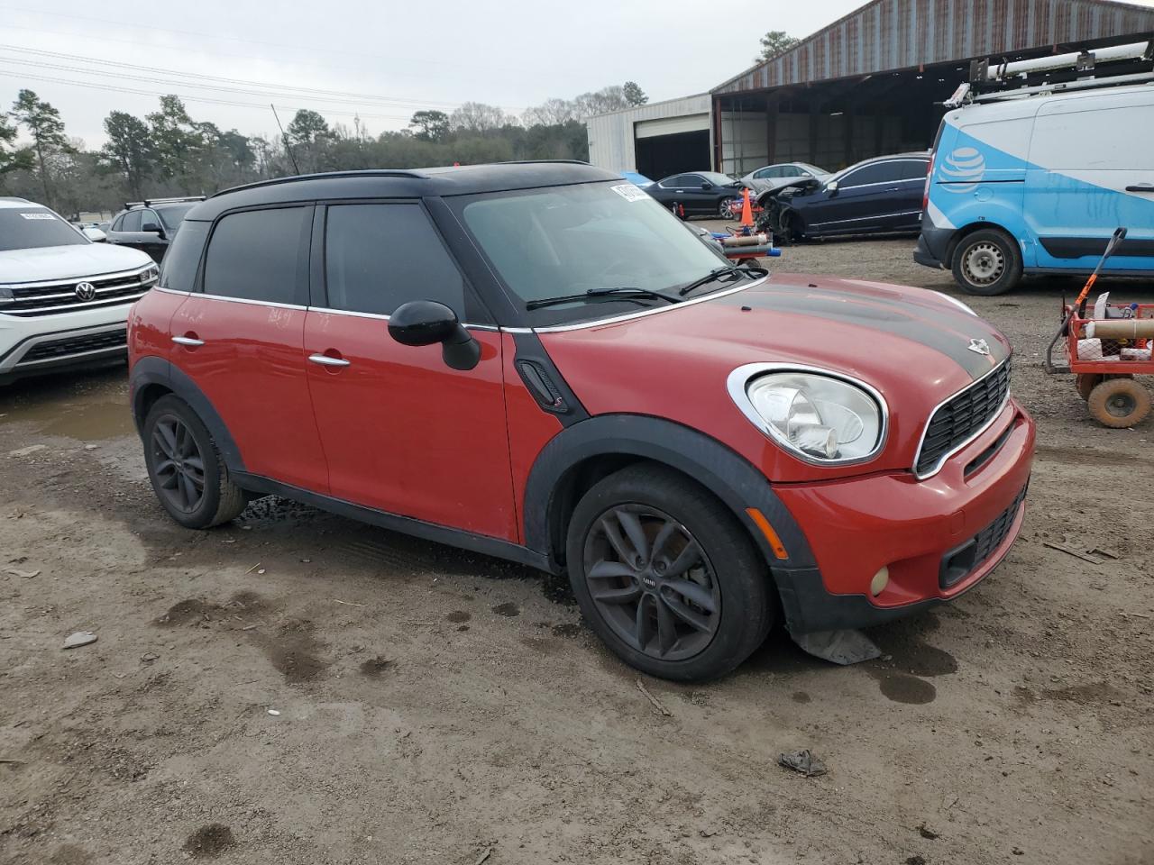 2013 MINI Cooper VIN WMWZC3C55DWP21325 Copart auction photo, mechanical damage thumbnail 4