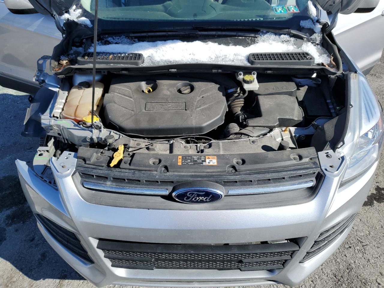 2016 Ford Escape VIN 1FMCU9G97GUB51538 Copart auction photo, side damage thumbnail 12