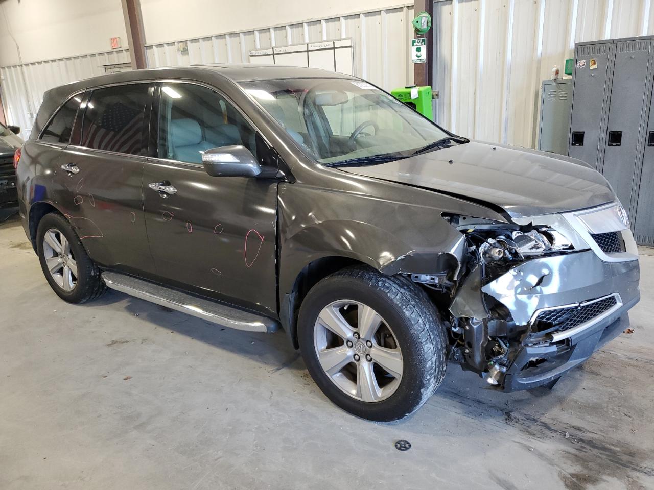2011 Acura MDX VIN 2HNYD2H64BH510369 Copart auction photo, front end damage thumbnail 4
