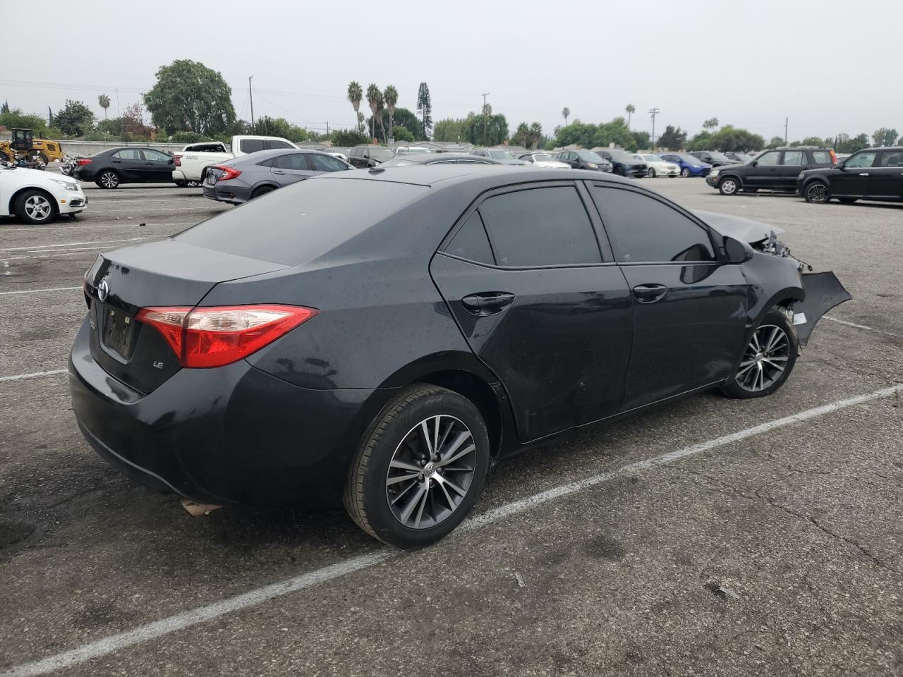 2017 Toyota Corolla VIN 5YFBURHE0HP605199 Copart auction photo, front end / minor dent/scratches damage thumbnail 3