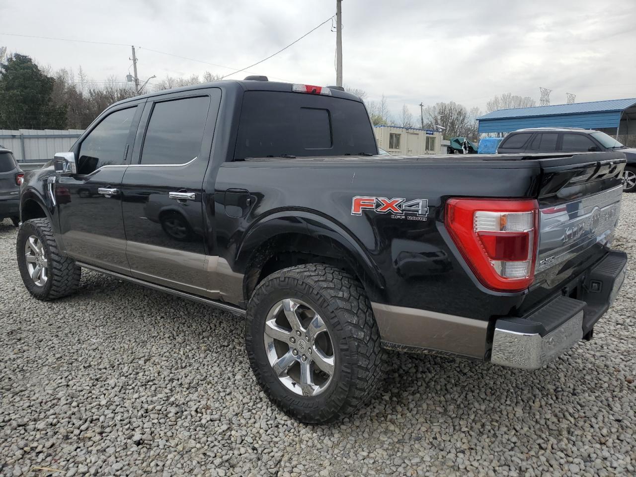 2021 Ford F-150 VIN 1FTFW1E89MFA21705 Copart auction photo, side / rear end damage thumbnail 2