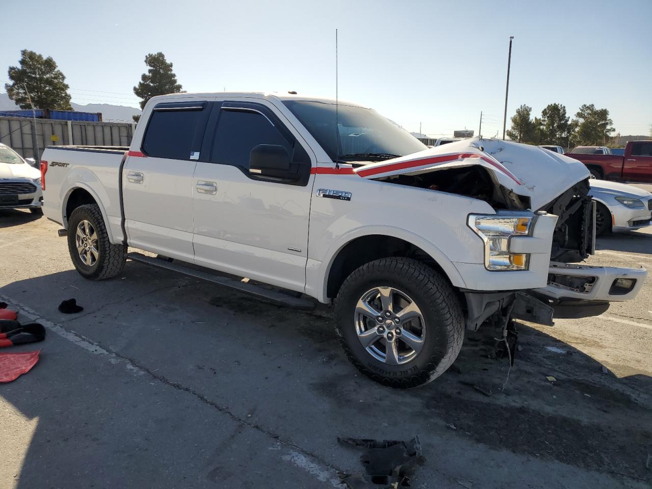 2016 Ford F-150 VIN 1FTEW1CG1GKF96768 Copart auction photo, front end damage thumbnail 4