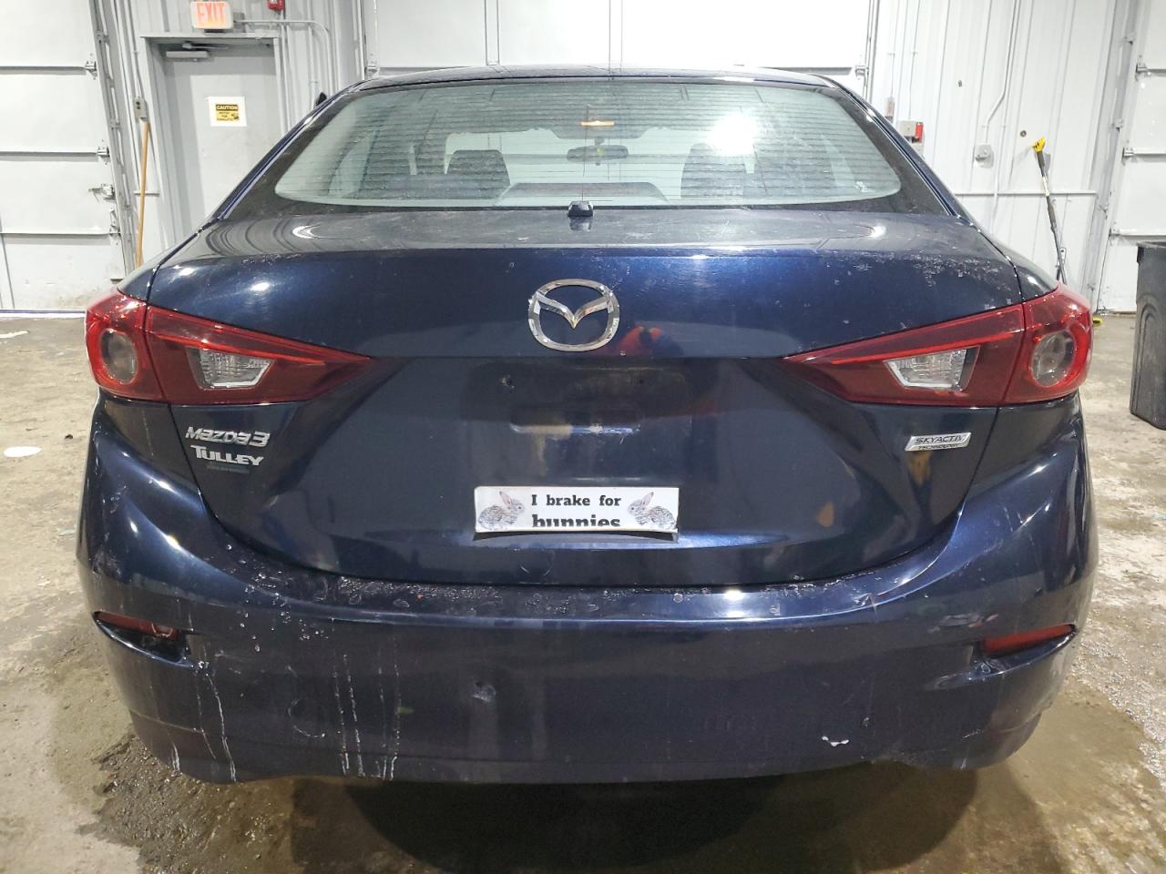 2015 Mazda 3 VIN JM1BM1T7XF1264390 Copart auction photo, front end / side damage thumbnail 6