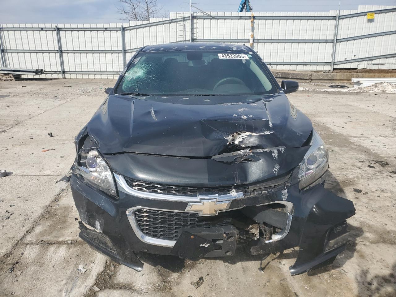 2015 Chevrolet Malibu VIN 1G11C5SL7FF200288 Copart auction photo, front end / side damage thumbnail 5