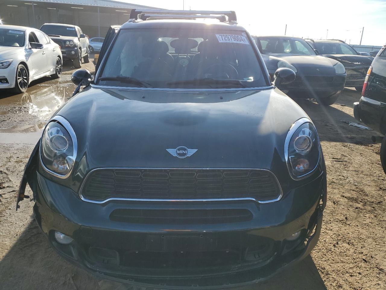 2014 MINI Cooper VIN WMWZC5C52EWP37883 Copart auction photo, side damage thumbnail 5