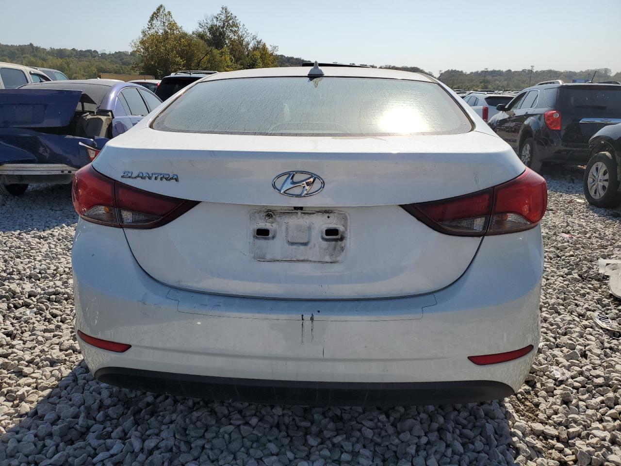 2016 Hyundai Elantra VIN 5NPDH4AE4GH772610 Copart auction photo, side damage thumbnail 6