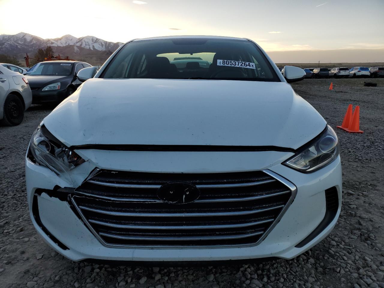 2018 Hyundai Elantra VIN 5NPD84LF2JH389505 Copart auction photo, front end damage thumbnail 5
