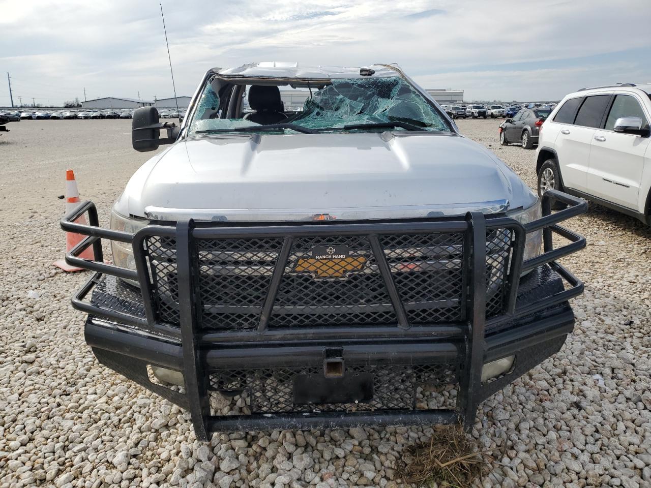 2014 Chevrolet Silverado VIN 1GC1KXC82EF168154 Copart auction photo, rollover damage thumbnail 5