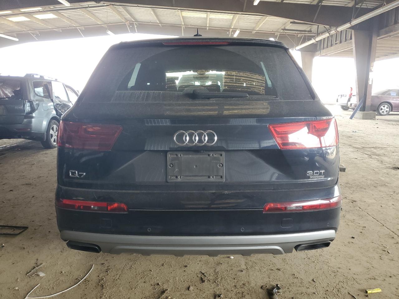 2018 Audi Q7 VIN WA1VAAF71JD011624 Copart auction photo, front end / side damage thumbnail 6