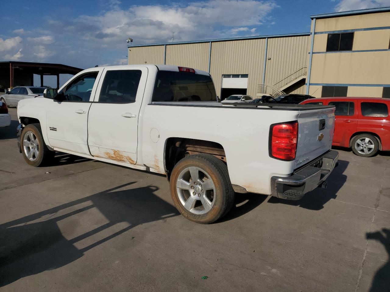 2017 Chevrolet Silverado VIN 3GCPCREC2HG484239 Copart auction photo, front end / side damage thumbnail 2