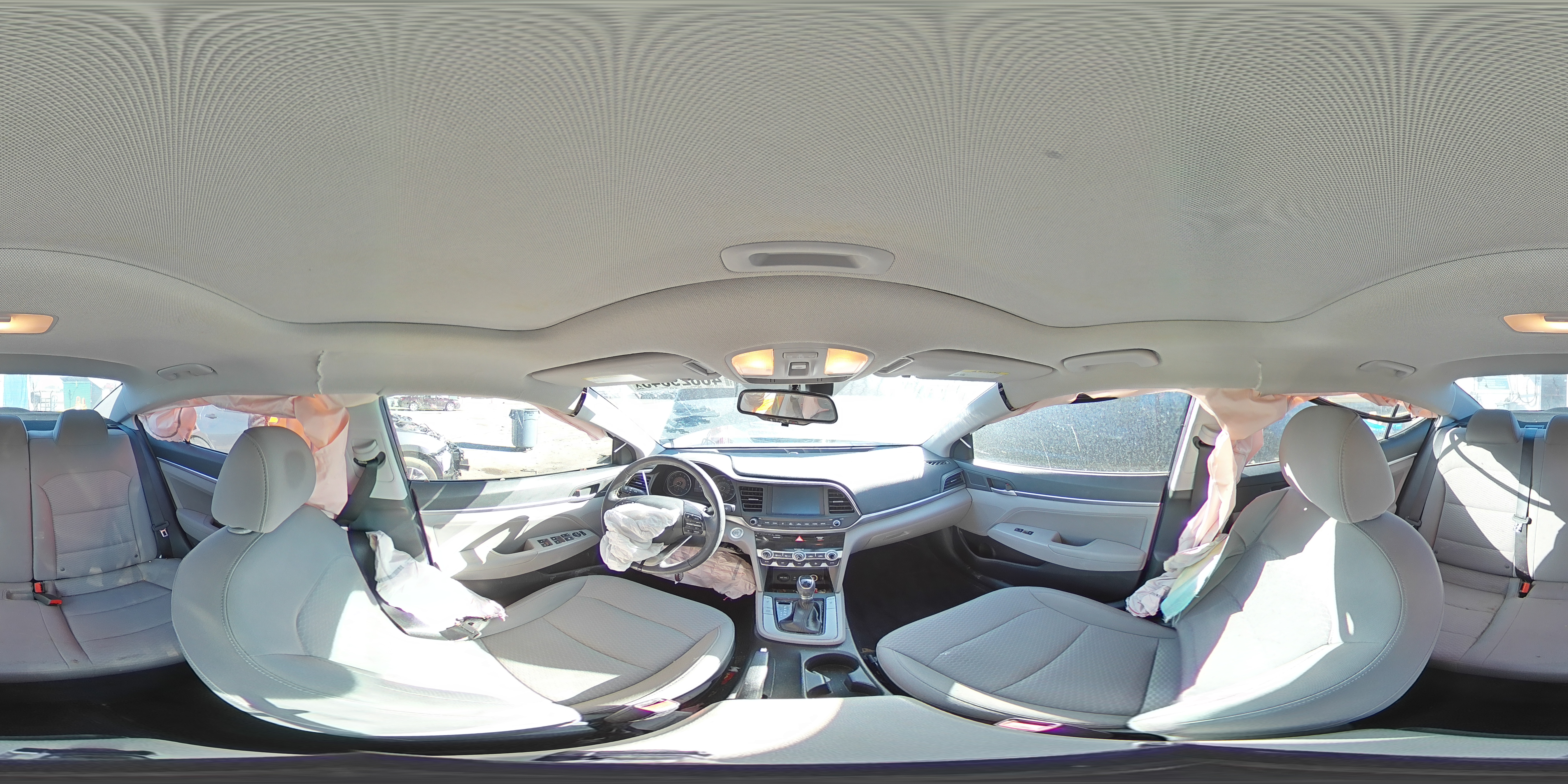 2020 Hyundai Elantra VIN 5NPD84LF8LH539233 Copart auction photo, front end / side damage thumbnail 14