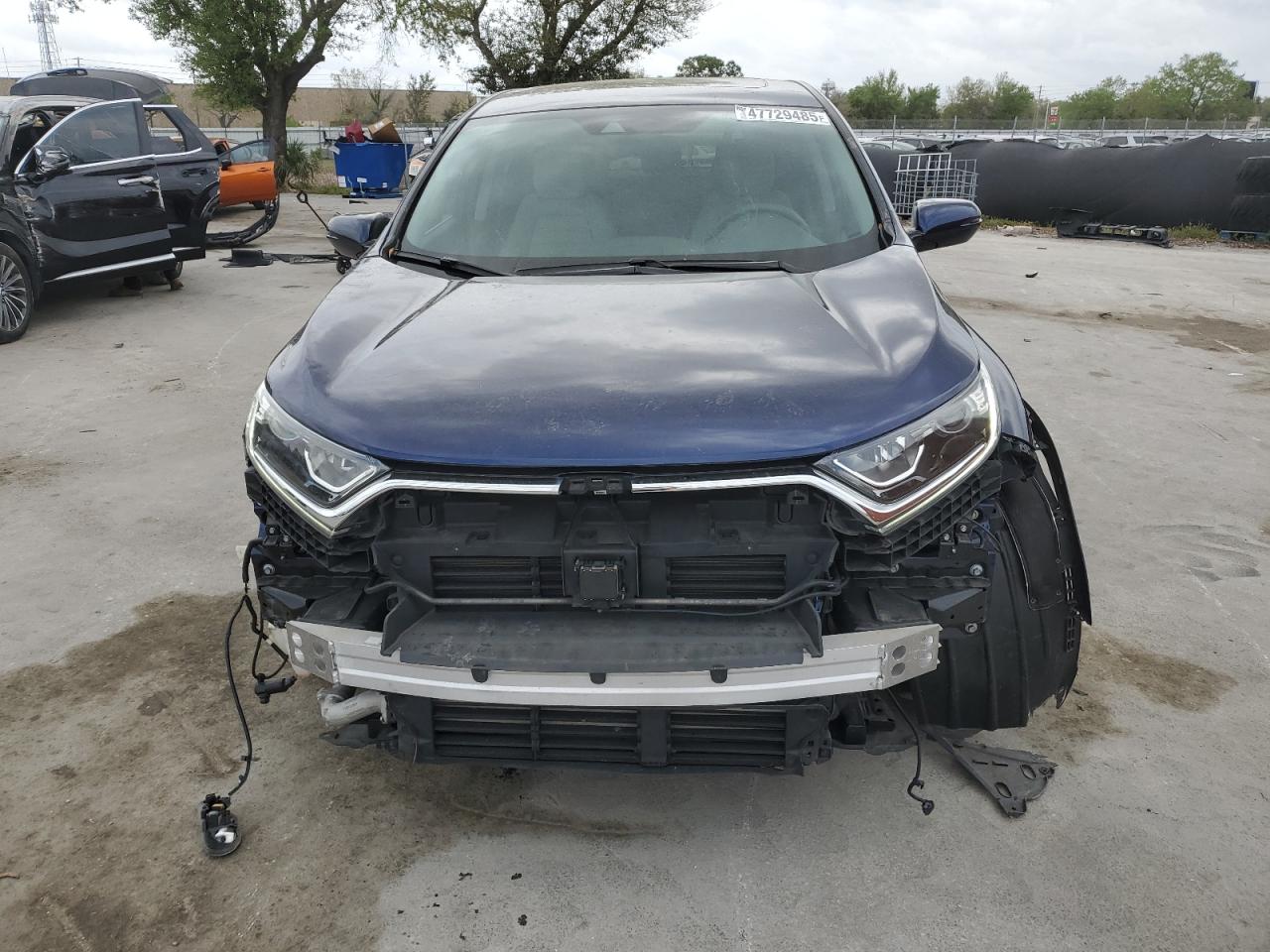 2018 Honda CR-V VIN 7FARW1H56JE034897 Copart auction photo, front end / side damage thumbnail 5