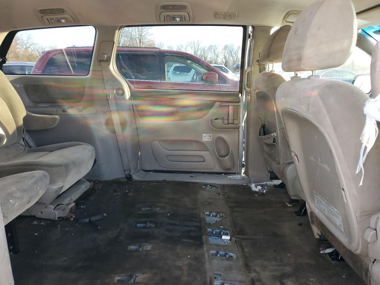 2010 Toyota Sienna VIN 5TDKK4CC6AS337366 Copart auction photo, front end / rear end damage thumbnail 11