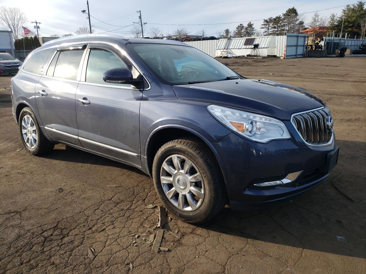 2014 Buick Enclave VIN 5GAKVCKD4EJ121063 Copart auction photo, undercarriage / rear end damage thumbnail 4