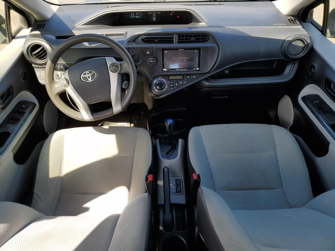 2014 Toyota Prius VIN JTDKDTB31E1575005 Copart auction photo, front end / rear end damage thumbnail 8