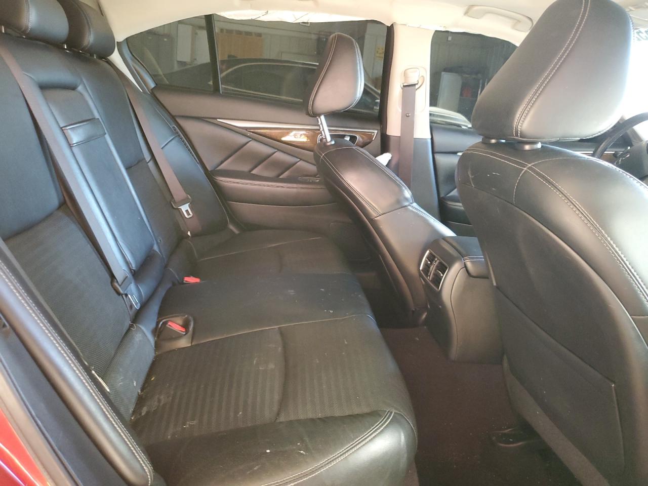 2014 Infiniti Q50 VIN JN1AV7AR7EM701942 Copart auction photo, vandalism damage thumbnail 10