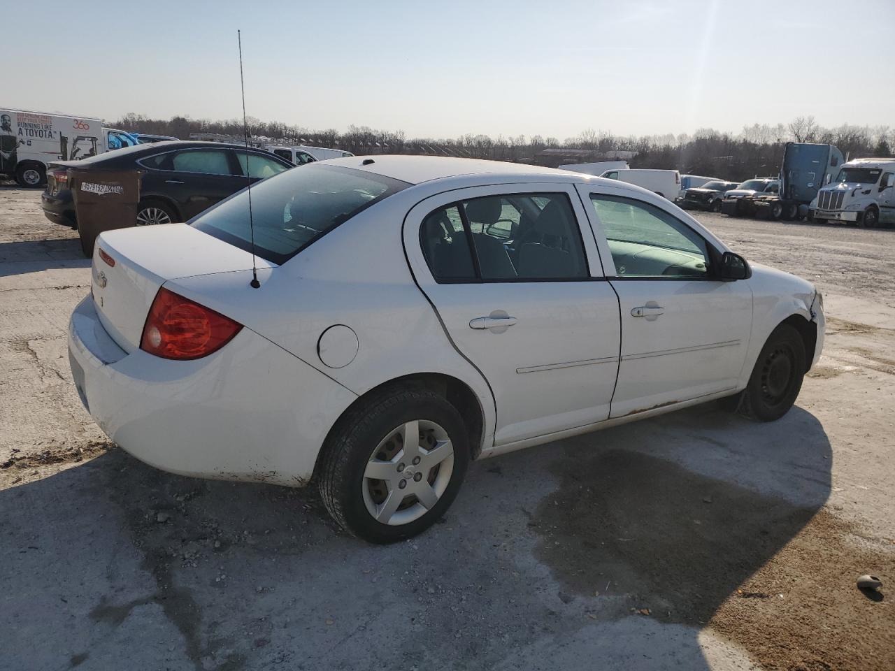 2008 Chevrolet Cobalt VIN 1G1AK58F887174642 Copart auction photo, side / front end damage thumbnail 3