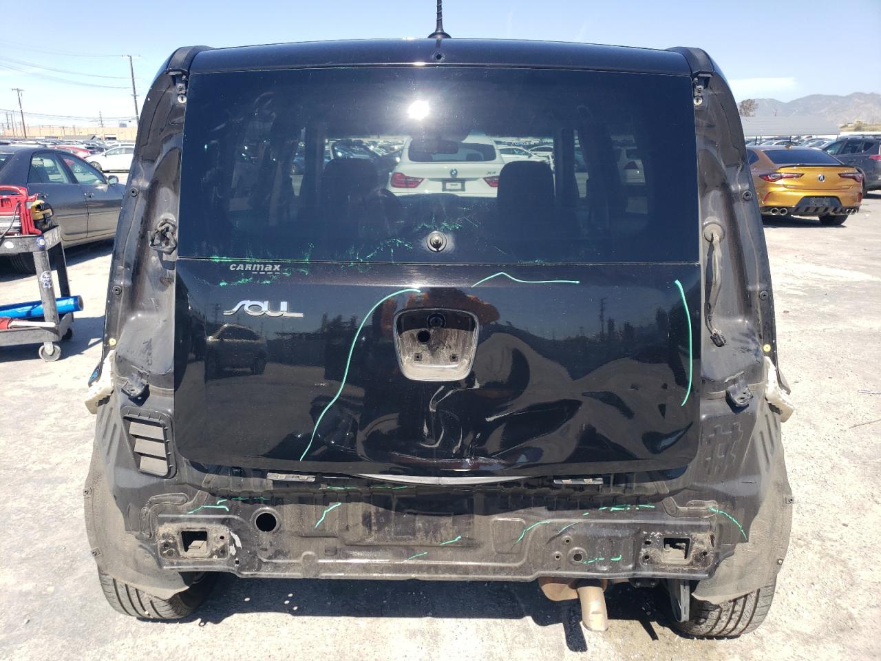 2013 KIA Soul VIN KNDJT2A67D7585134 Copart auction photo, rear end damage thumbnail 6