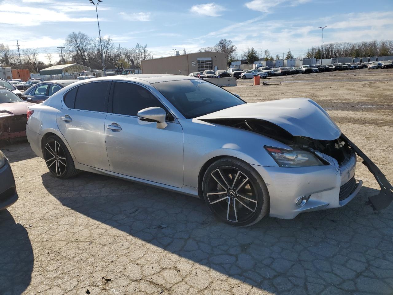 2013 Lexus GS VIN JTHBE1BL5D5012160 Copart auction photo, front end damage thumbnail 4