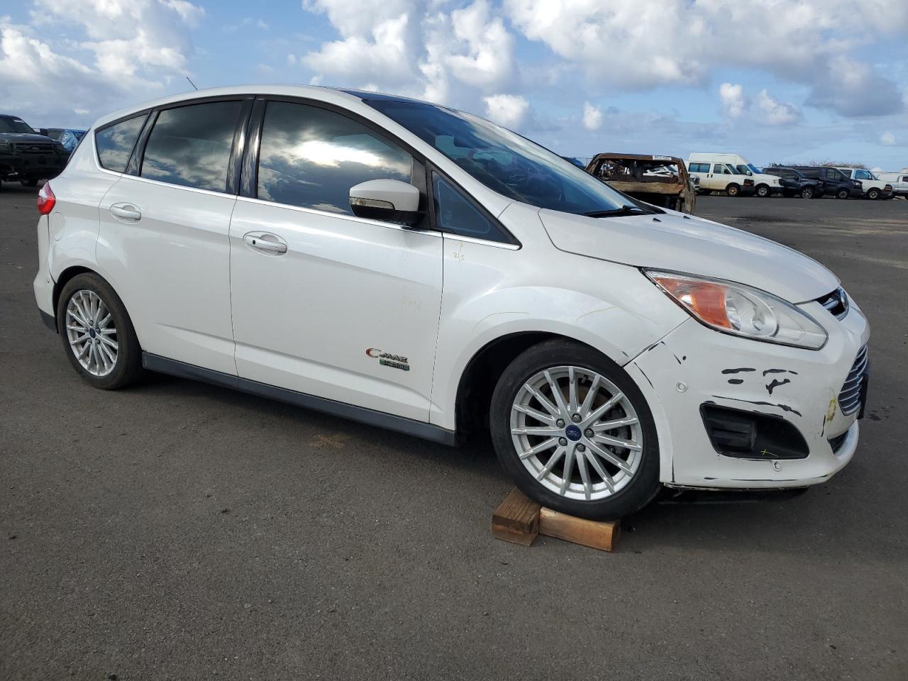 2016 Ford C-MAX VIN 1FADP5CU0GL111784 Copart auction photo, front end / rear end damage thumbnail 4