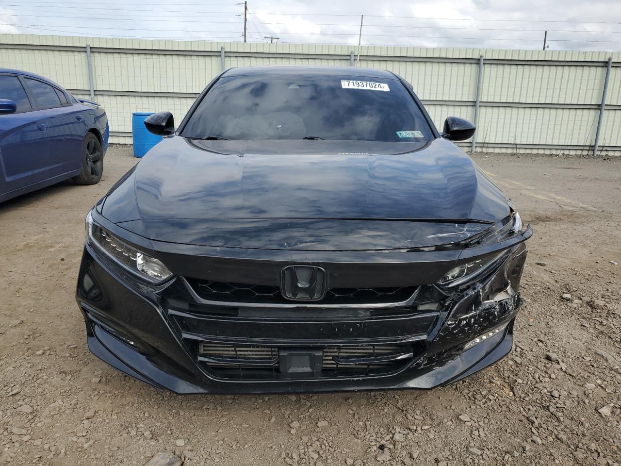 2020 Honda Accord VIN 1HGCV1F3XLA156424 Copart auction photo, front end / side damage thumbnail 5
