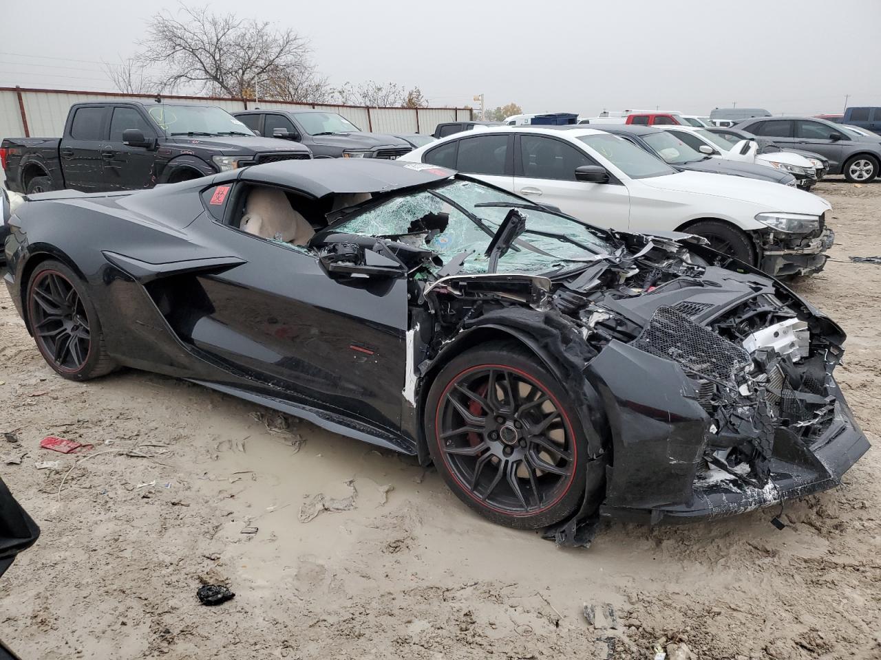 2023 Chevrolet Corvette VIN 1G1YF2D33P5700909 Copart auction photo, all over damage thumbnail 4