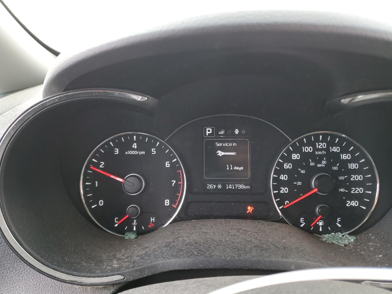 2018 KIA Forte VIN 3KPFL4A74JE251990 Copart auction photo, side / front end damage thumbnail 9