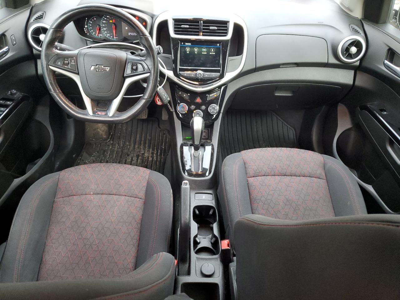 2018 Chevrolet Sonic VIN 1G1JD6SB3J4102566 Copart auction photo, front end / minor dent/scratches damage thumbnail 8