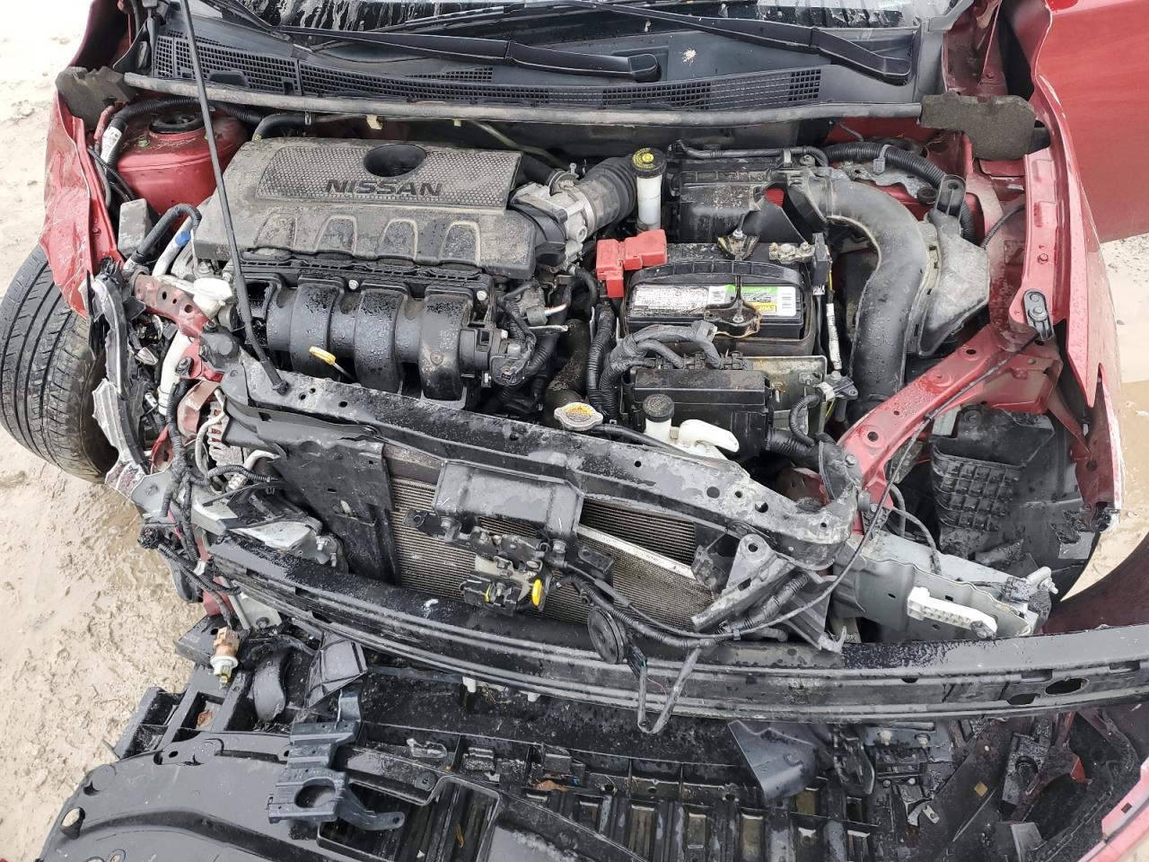 2019 Nissan Sentra VIN 3N1AB7AP6KY393209 Copart auction photo, all over damage thumbnail 11