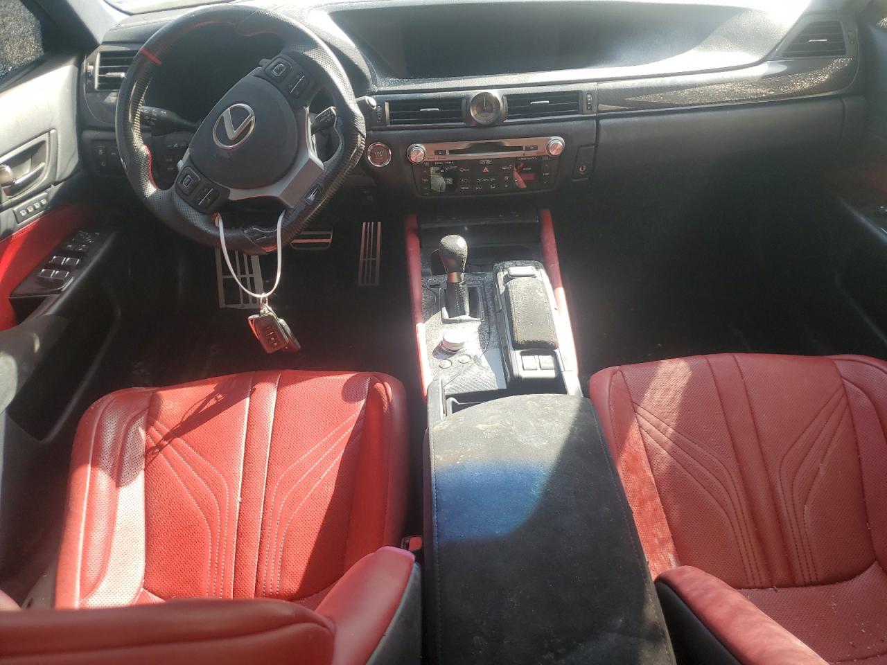 2016 Lexus GS F VIN JTHBP1BL9GA000924 Copart auction photo, vandalism damage thumbnail 8