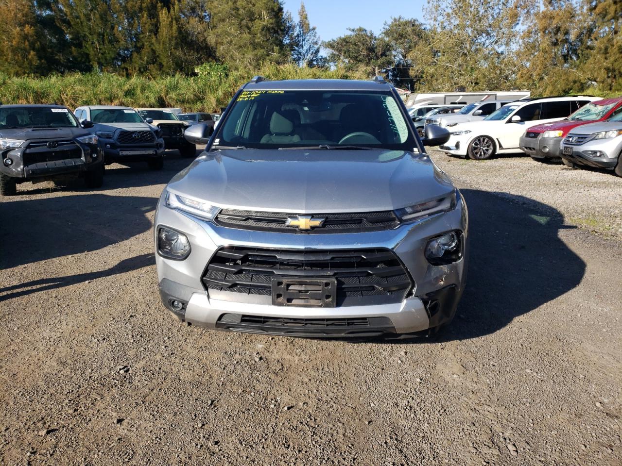2023 Chevrolet TrailBlazer VIN KL79MPS28PB058999 Copart auction photo, front end / side damage thumbnail 5
