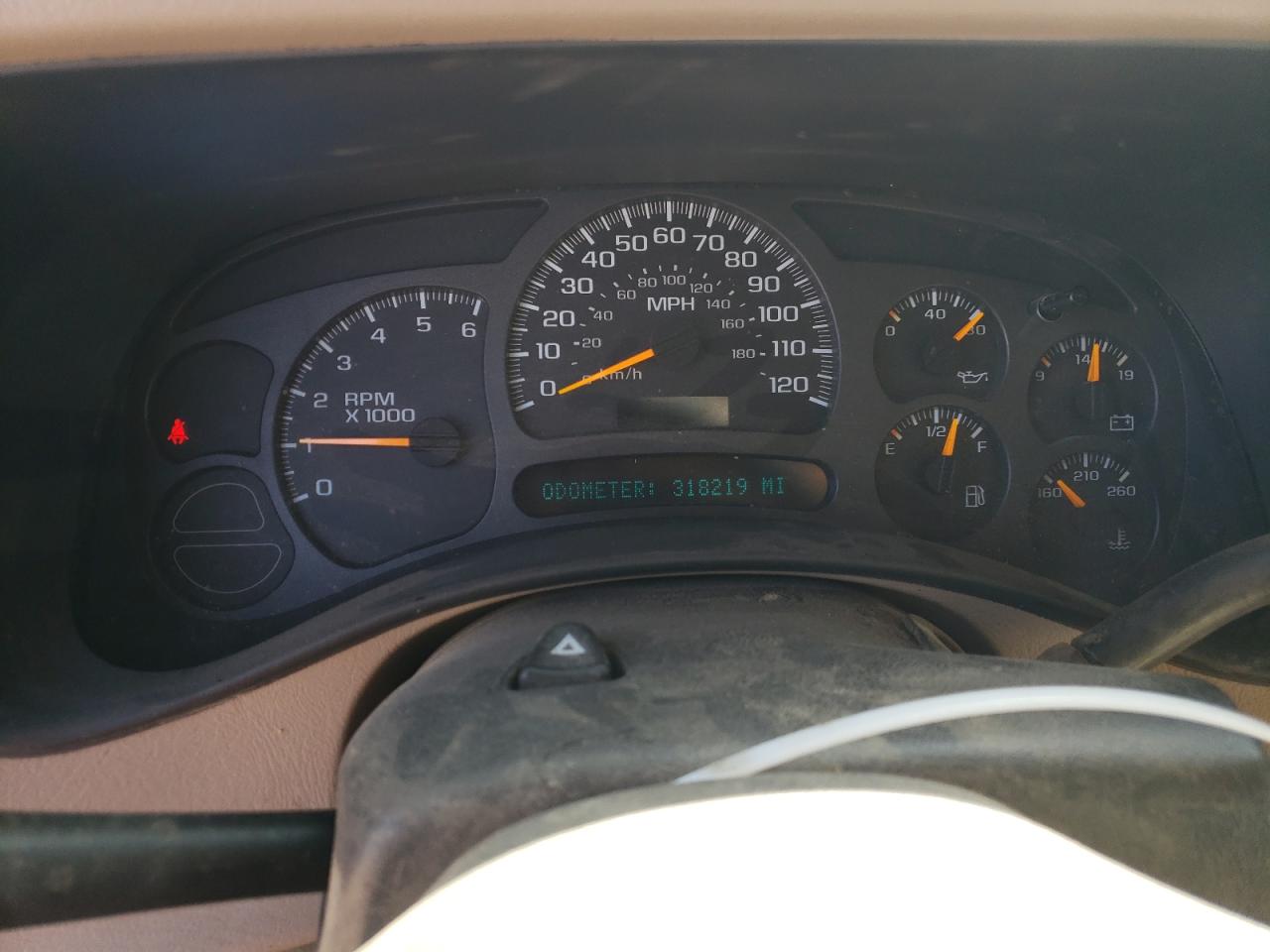 2003 Chevrolet Tahoe VIN 1GNEK13Z93R256421 Copart auction photo, front end / minor dent/scratches damage thumbnail 9