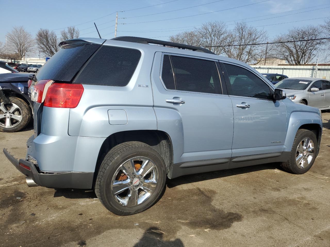 2014 GMC Terrain VIN 2GKFLWE38E6257160 Copart auction photo, rear end damage thumbnail 3