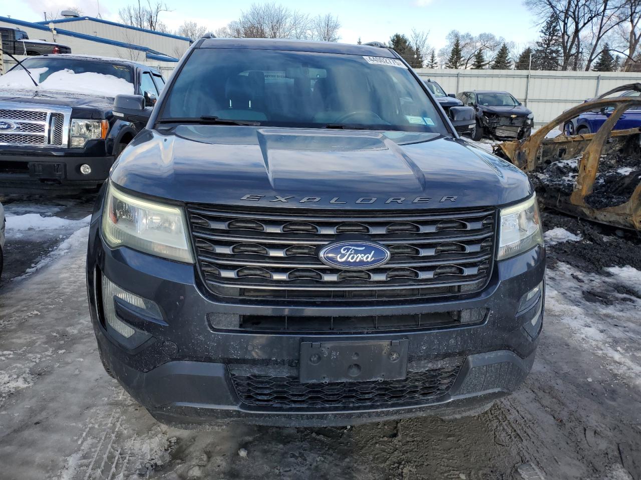 2017 Ford Explorer VIN 1FM5K8D89HGB60293 Copart auction photo, front end damage thumbnail 5