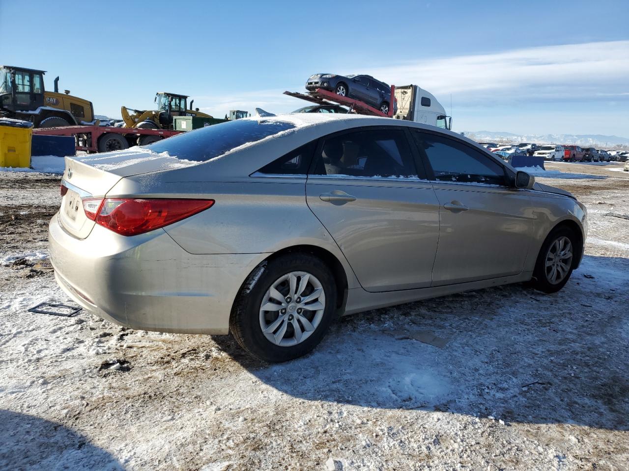 2011 Hyundai Sonata VIN 5NPEB4AC1BH073058 Copart auction photo, vandalism damage thumbnail 3