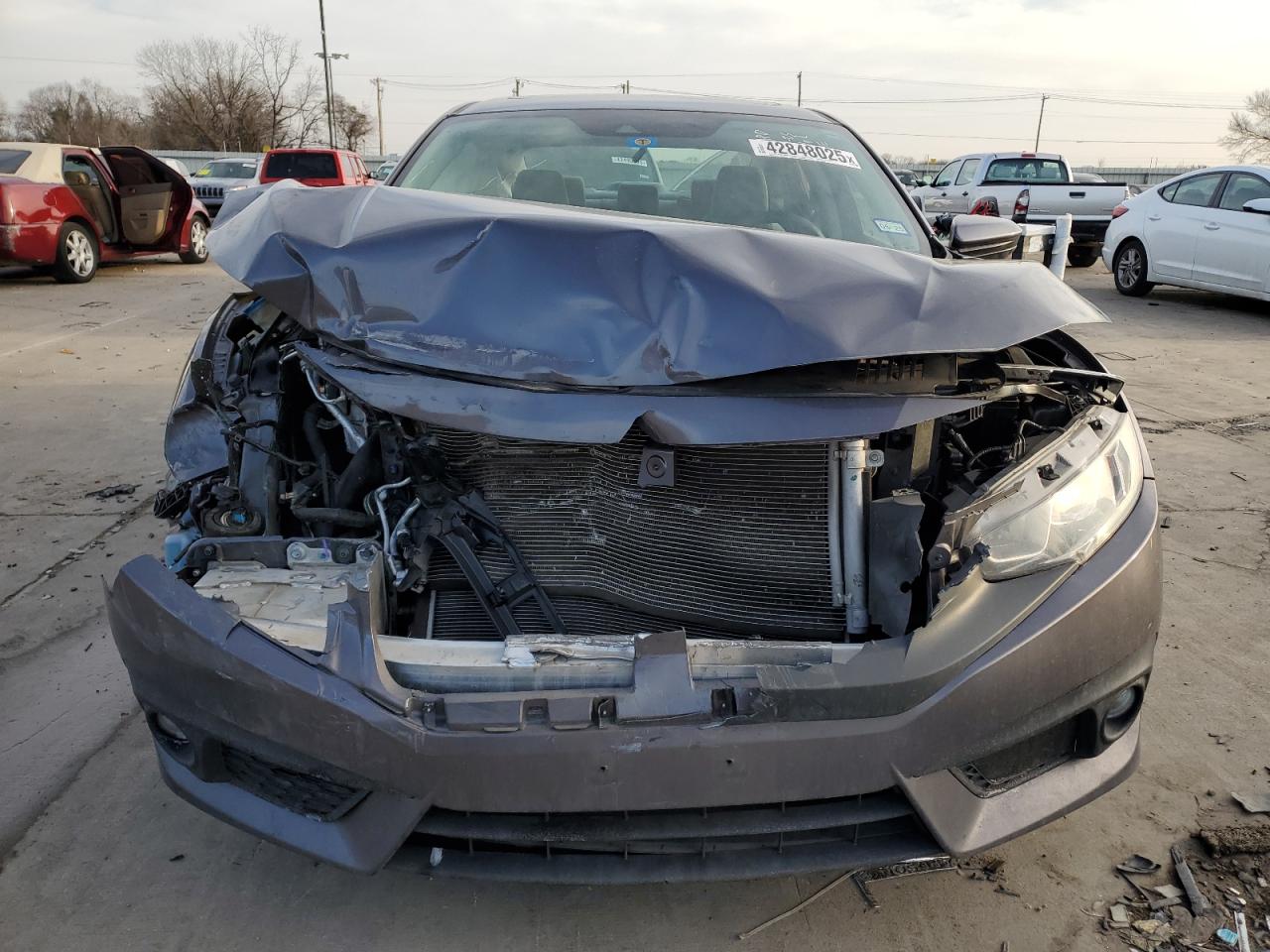 2017 Honda Civic VIN 19XFC1F44HE210928 Copart auction photo, front end / hail damage thumbnail 5