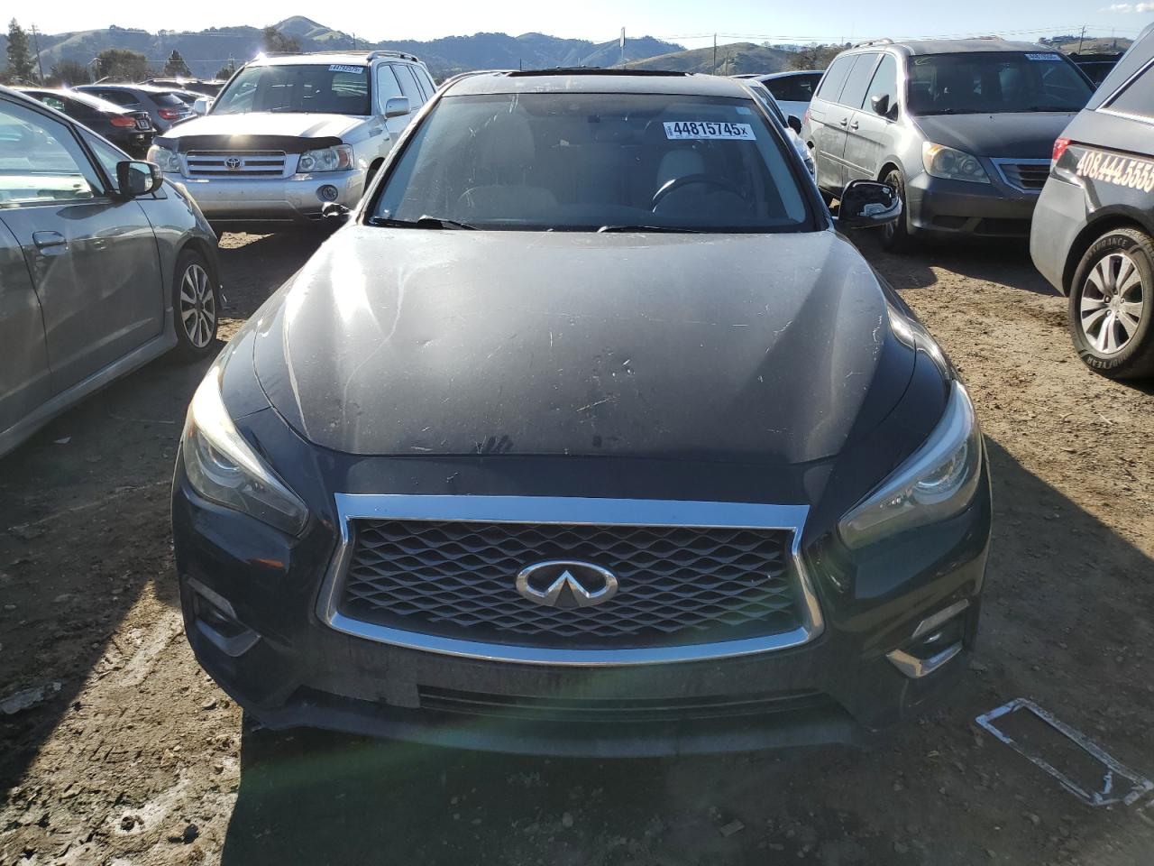 2019 Infiniti Q50 VIN JN1EV7AP1KM514224 Copart auction photo, vandalism damage thumbnail 5