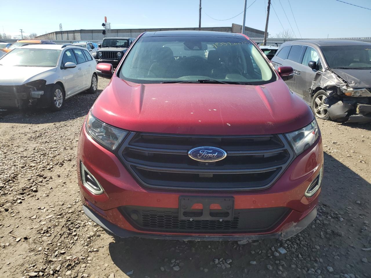 2018 Ford Edge VIN 2FMPK4AP2JBC07609 Copart auction photo, rear end damage thumbnail 5