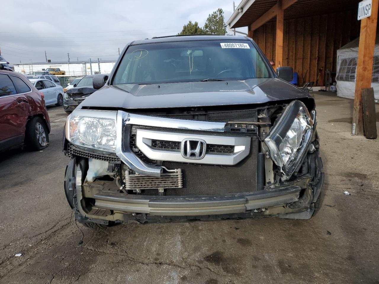 2011 Honda Pilot VIN 5FNYF4H50BB066271 Copart auction photo, front end damage thumbnail 5