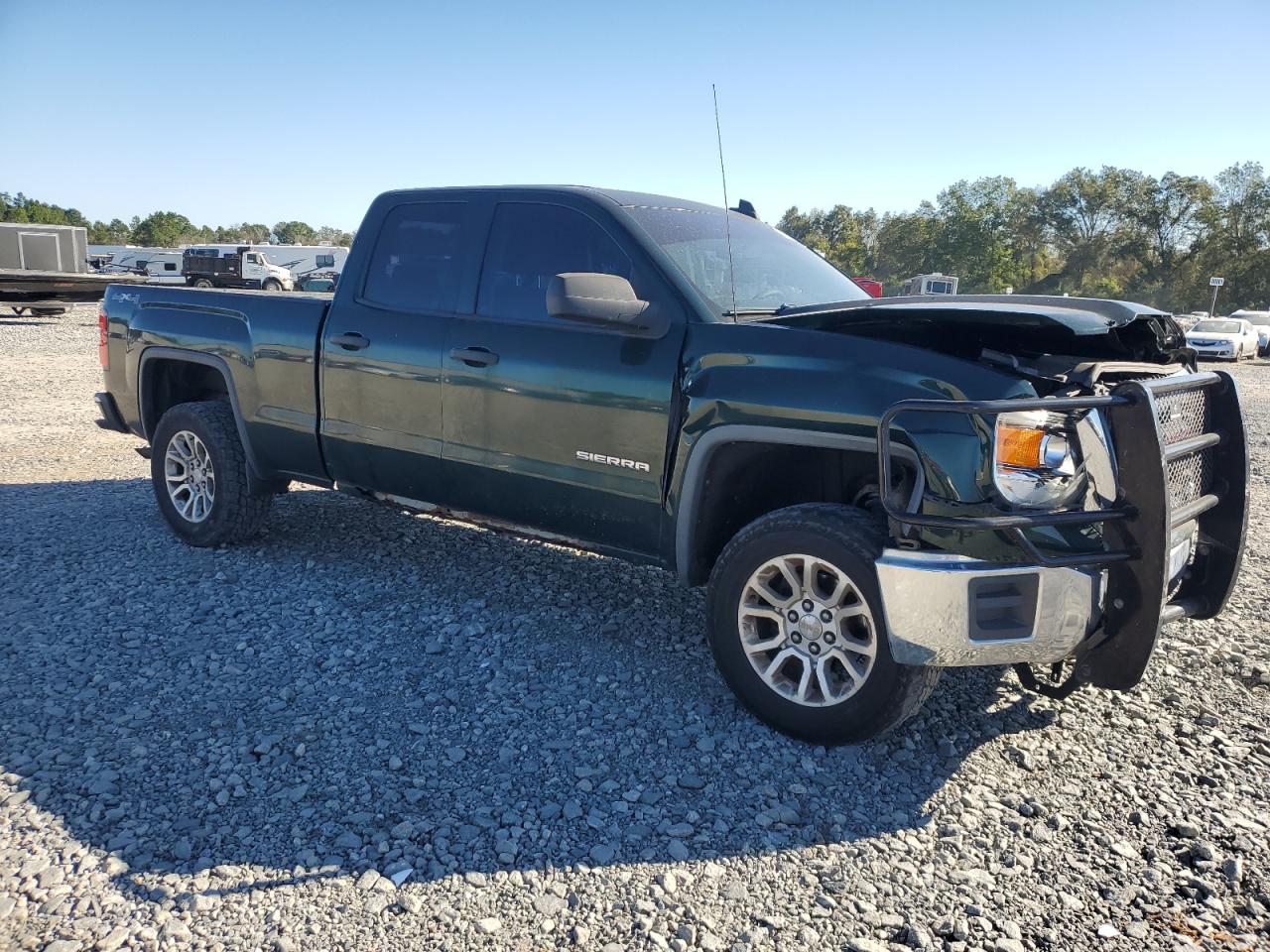 2015 GMC Sierra VIN 1GTV2TEH9FZ150886 Copart auction photo, front end damage thumbnail 4