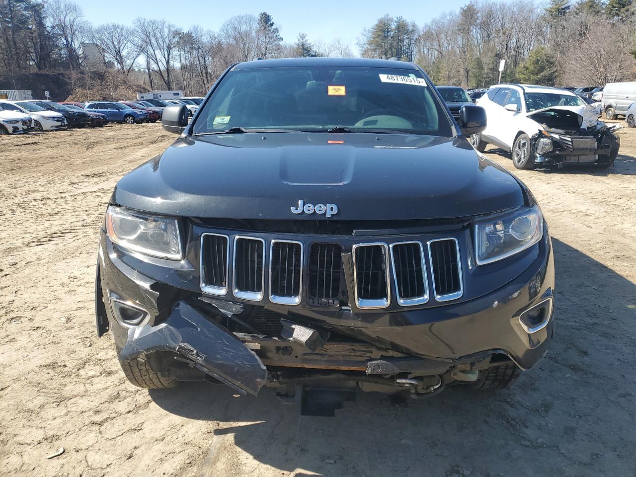 2014 Jeep Grand Cherokee VIN 1C4RJFAG4EC156907 Copart auction photo, front end damage thumbnail 5