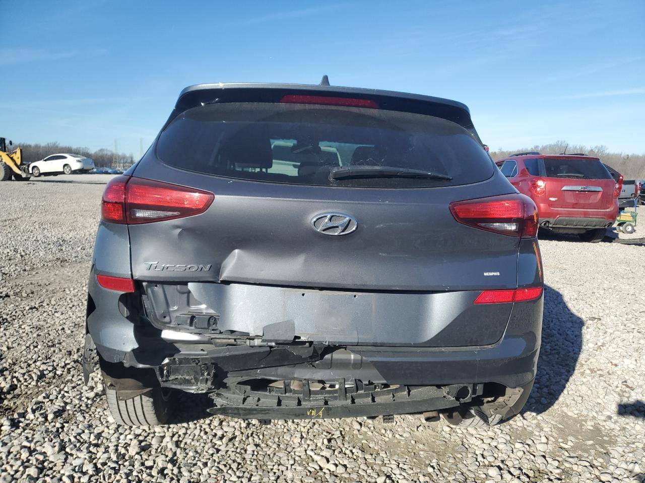 2019 Hyundai Tucson VIN KM8J23A48KU071407 Copart auction photo, rear end / front end damage thumbnail 6