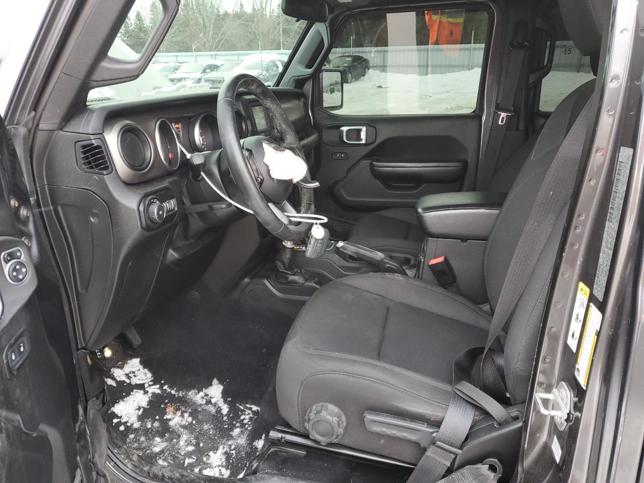 2019 Jeep Wrangler VIN 1C4HJXDN3KW537539 Copart auction photo, rear end / undercarriage damage thumbnail 7