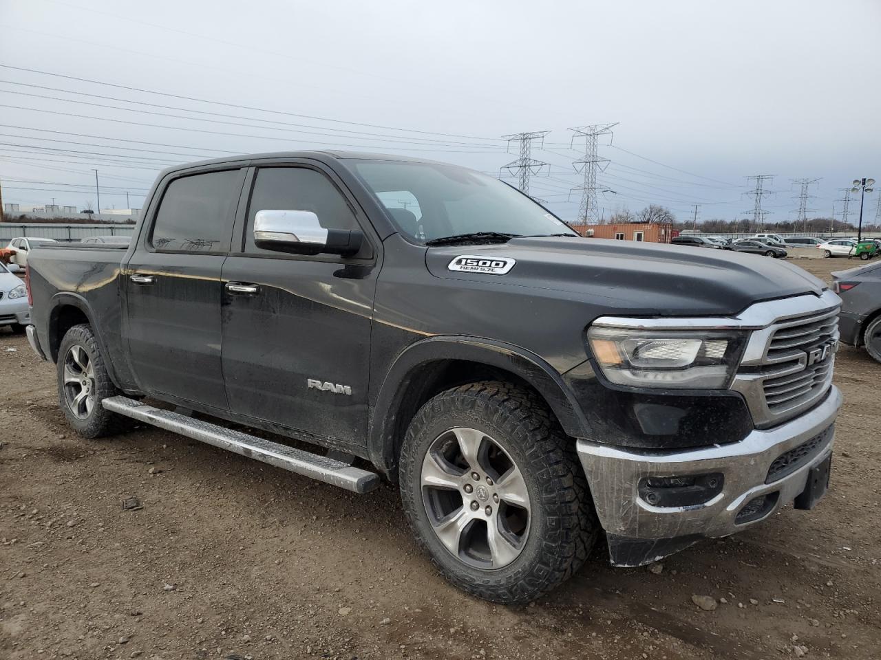 2019 RAM 1500 VIN 1C6SRFJT7KN510241 Copart auction photo, side / rear end damage thumbnail 4