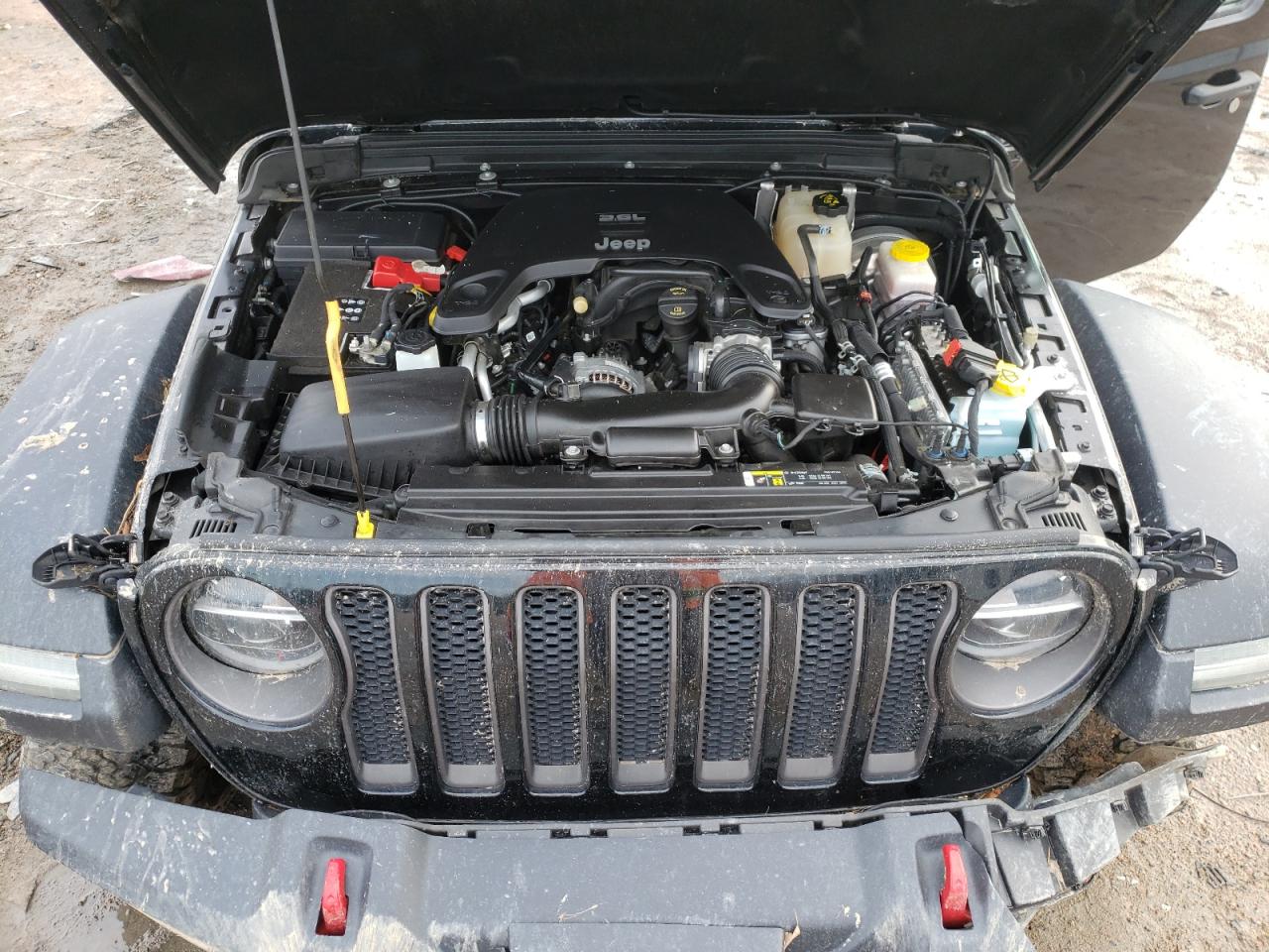 2020 Jeep Wrangler VIN 1C4HJXFG7LW244937 Copart auction photo, front end / undercarriage damage thumbnail 13